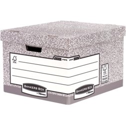 Caisse xl bankers box montage automatique carton recyclé