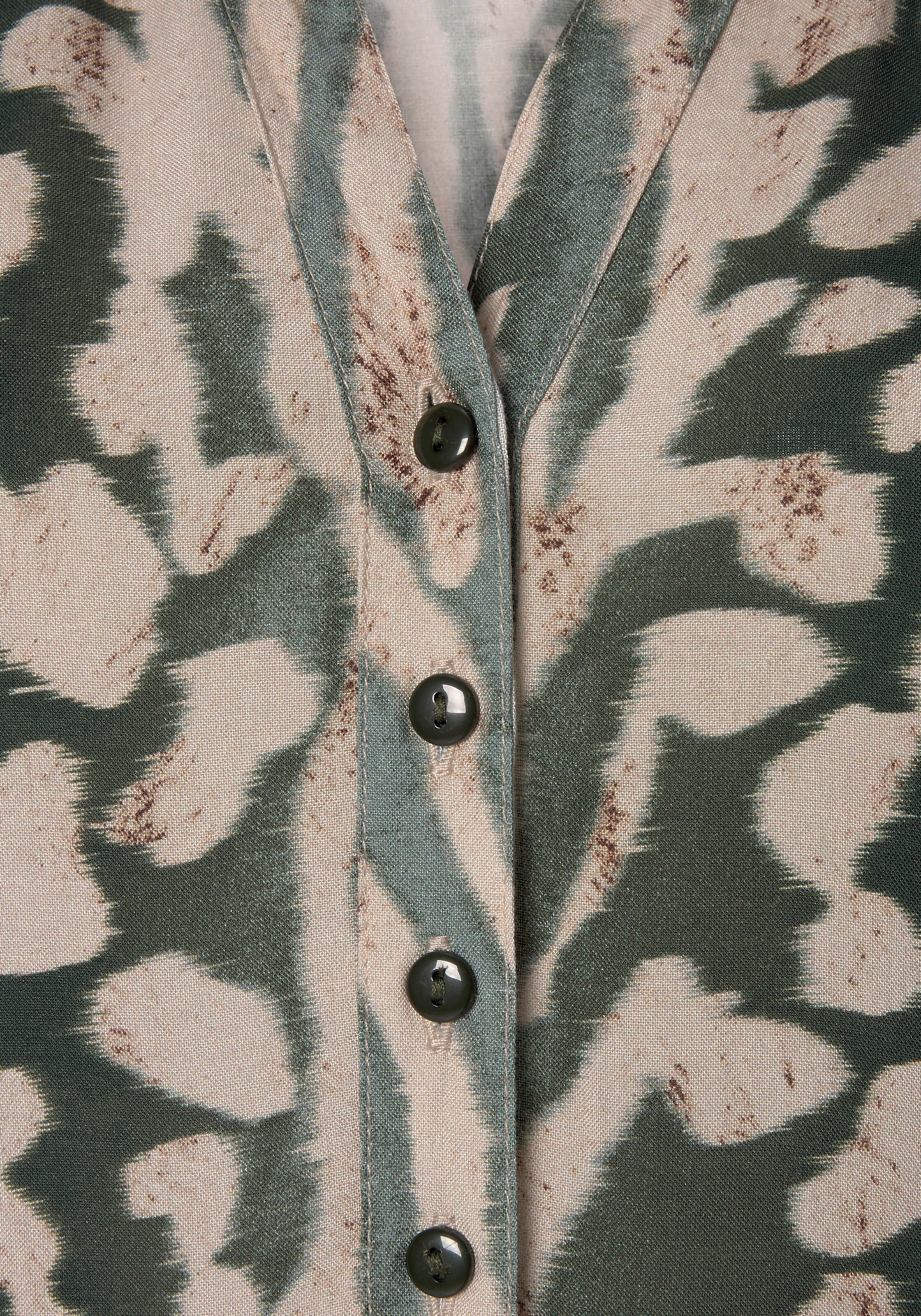 LASCANA Maxikleid in grün-taupe-bedruckt