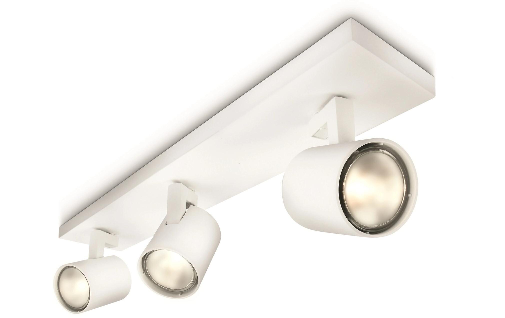Aufbauspot Runner, 3 x GU10, 20 W, WeissMyLiving Aufbauleuchte mit beweglichem Leuchtenkopf