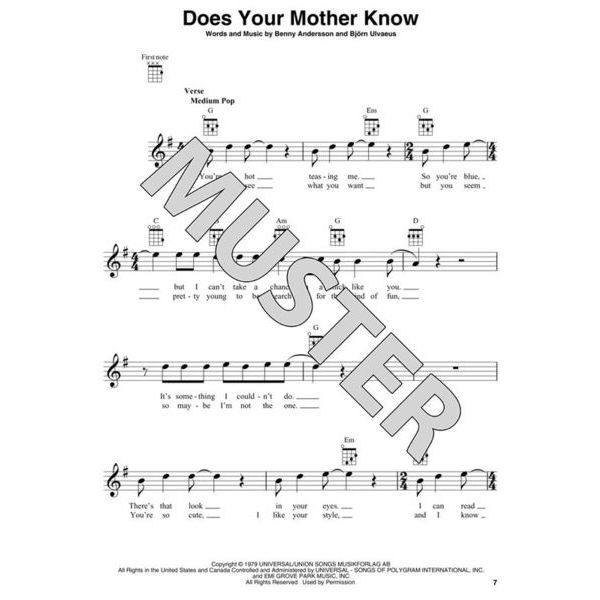 Hal Leonard ABBA Gold Ukulele