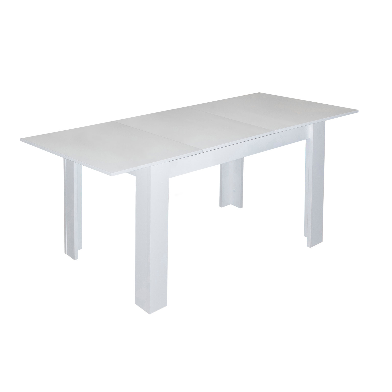 Esstisch - weiß - ausziehbar bis 150 cm