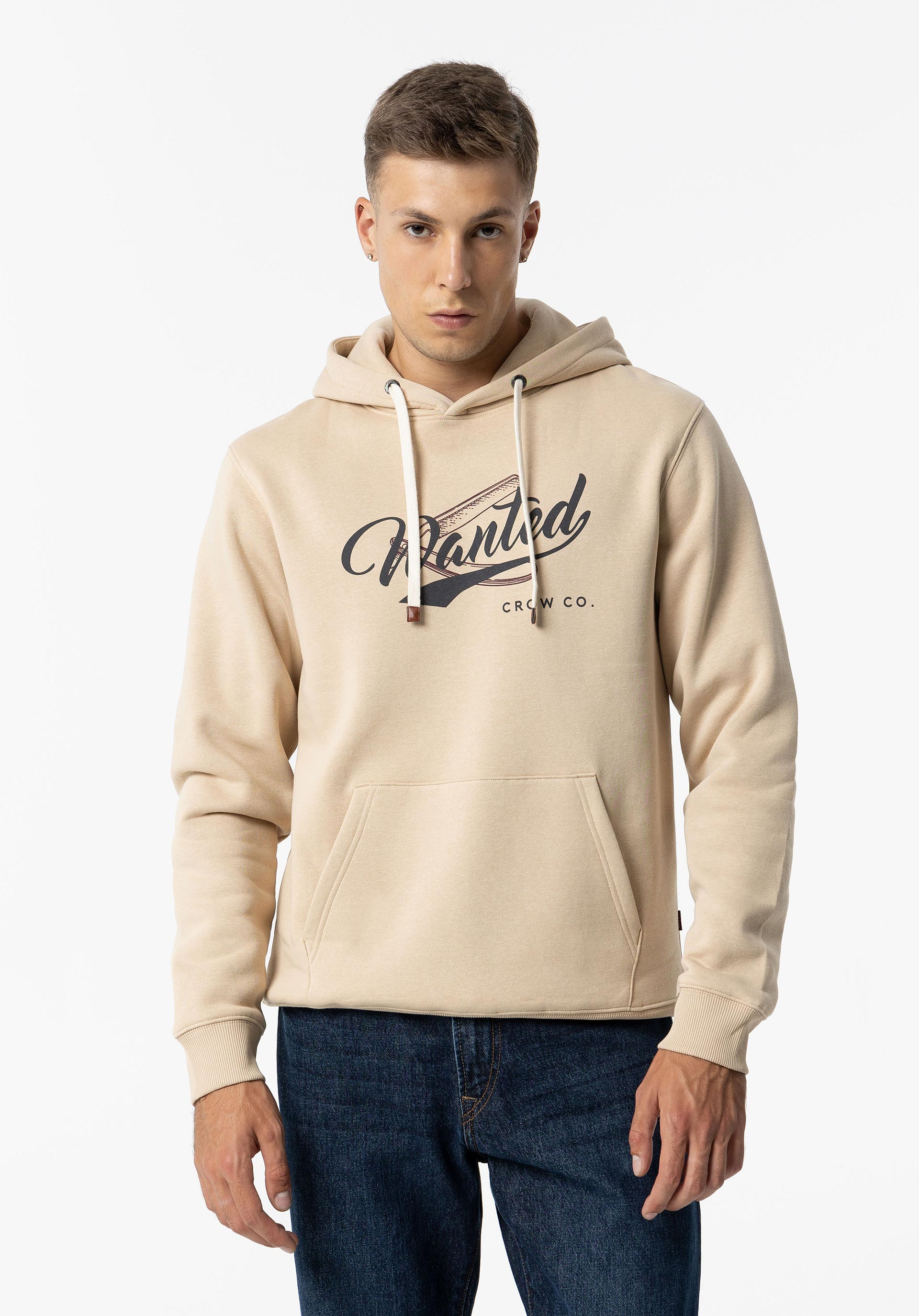 Hoodie com Estampado Frontal