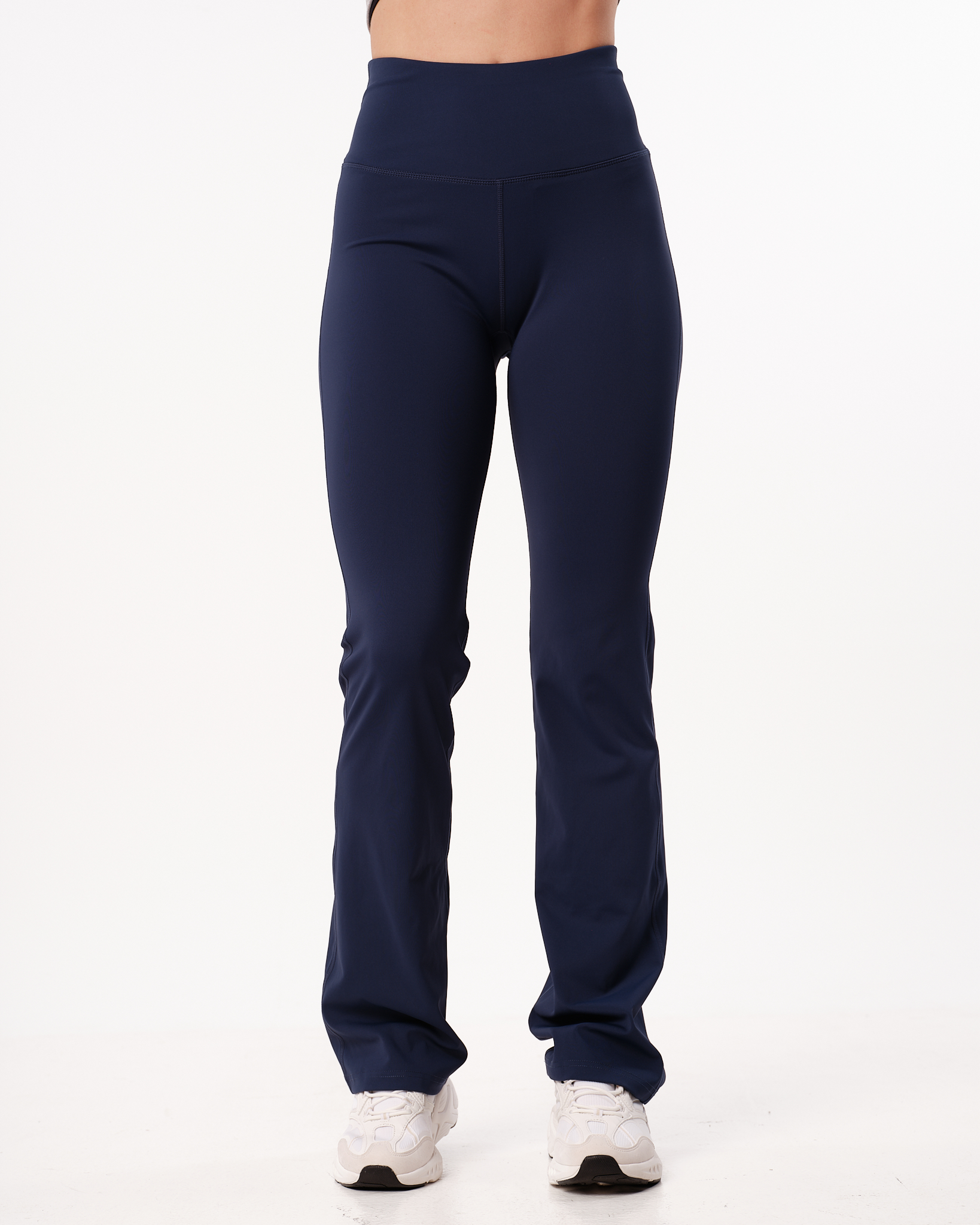 Bumpro Hero High Rise Flare Pants Navy Blue