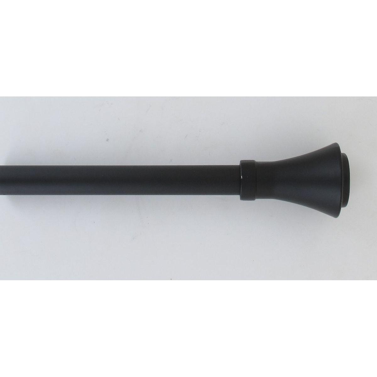KIT EXT 210 380 CM D19 EMBOUT BRASSERIE NOIR MAT