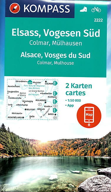 KOMPASS - 2222 ALSACE VOSGES SUD KOMPASS