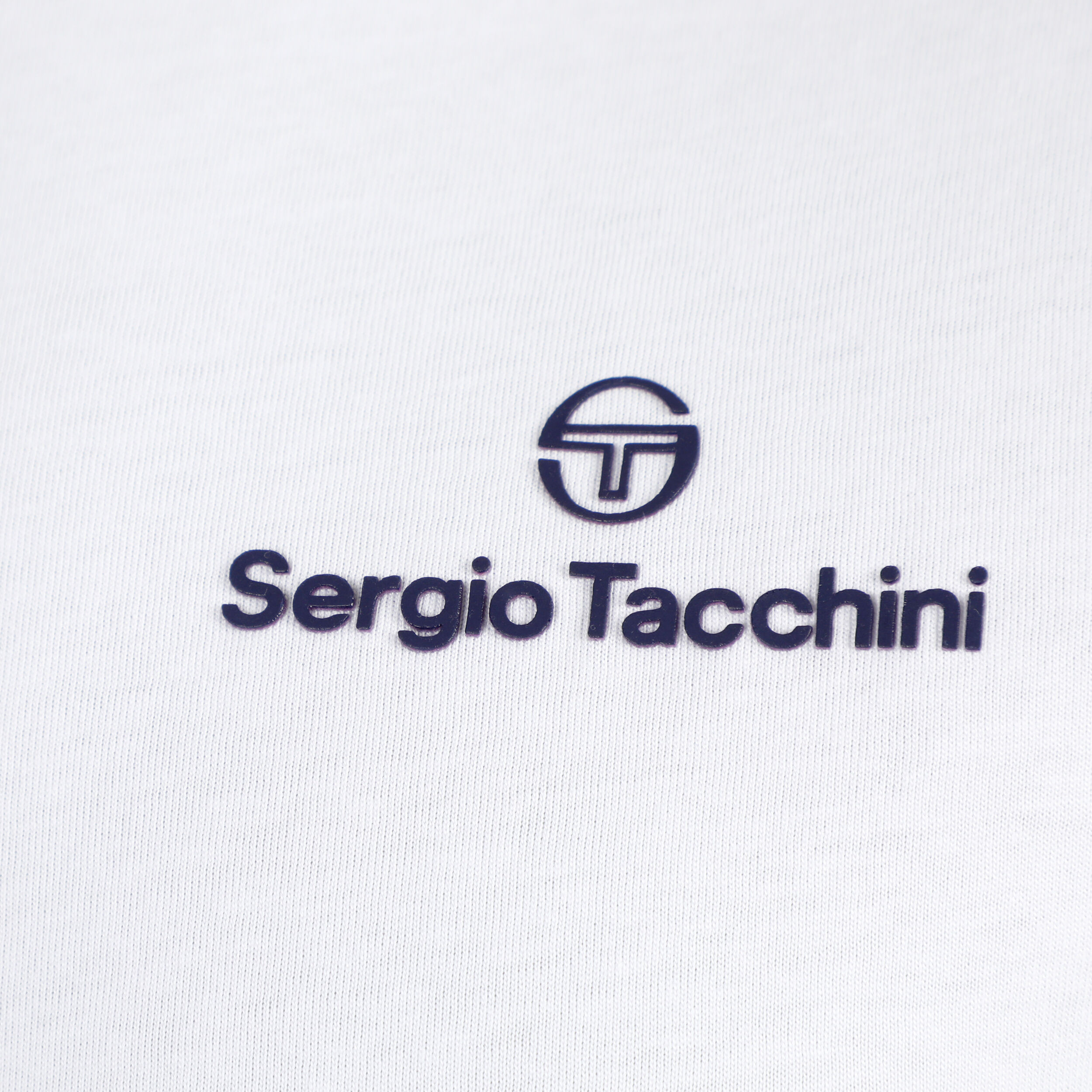 Sergio Tacchini Bold T-shirt Hommes - Blanc , Bleu Foncé