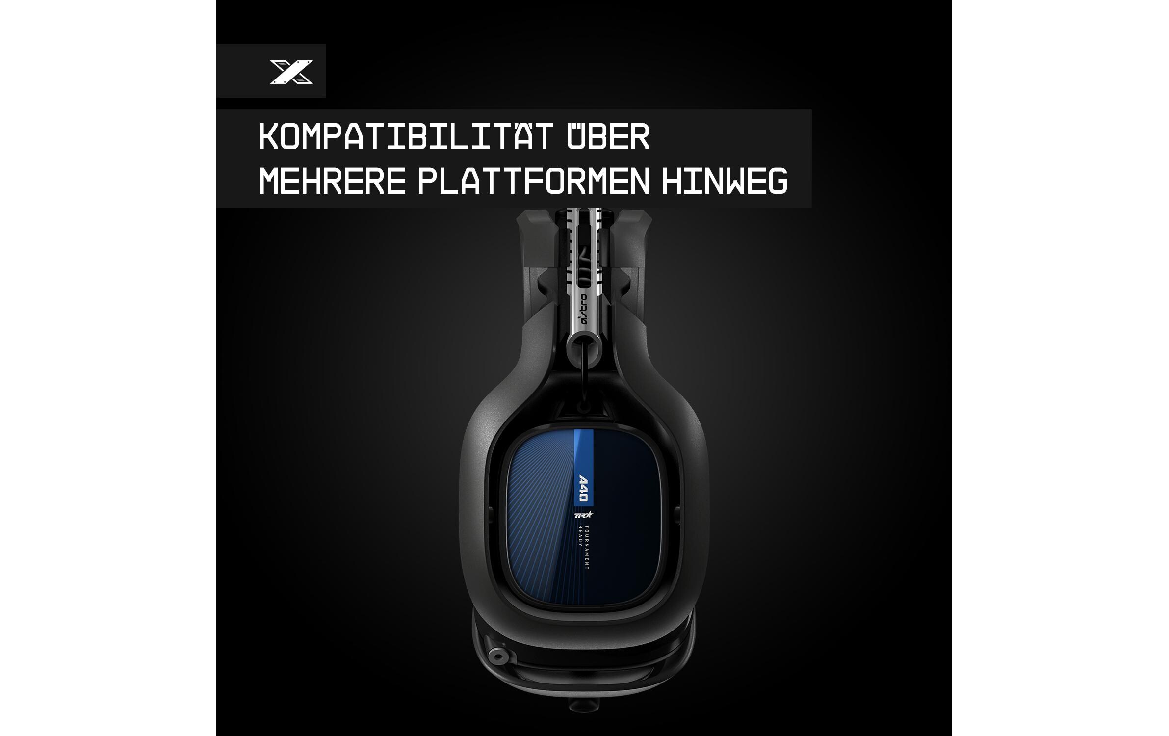 Headset Astro A40 TR Blau<br>Bequemes Gaming-Headset