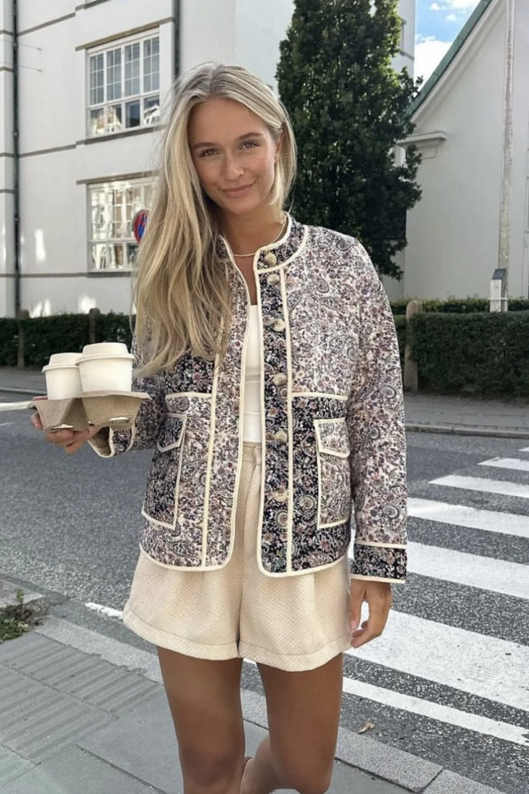 BYIC Emmy Quilted Jacket mp multi paisley
