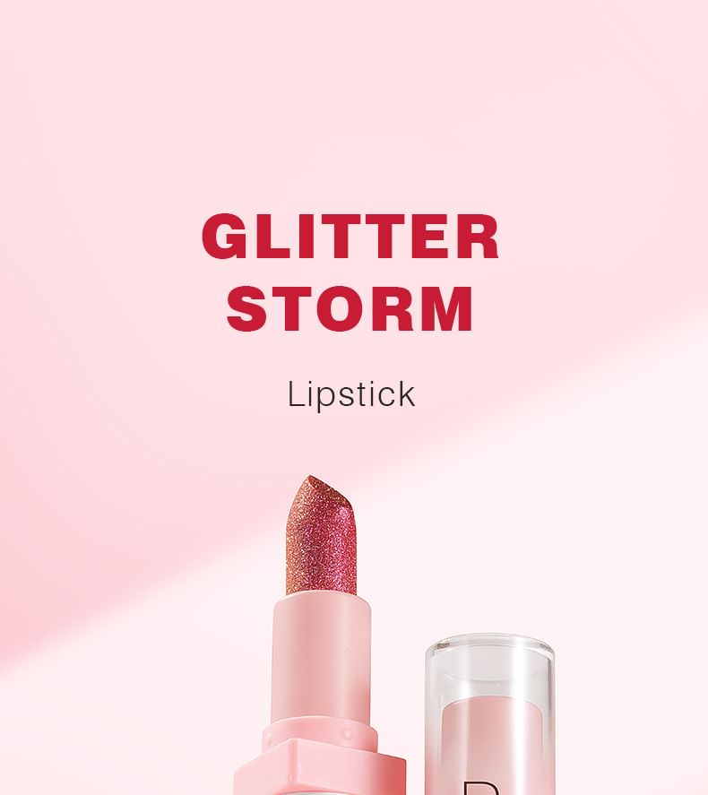 Pudaier - Glanzende metallic parelmoer lippenstift - 10 kleuren