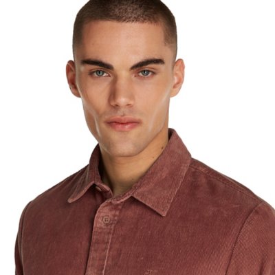 Chemise à manches longues homme Corduroy Regular Fit CALVIN KLEIN