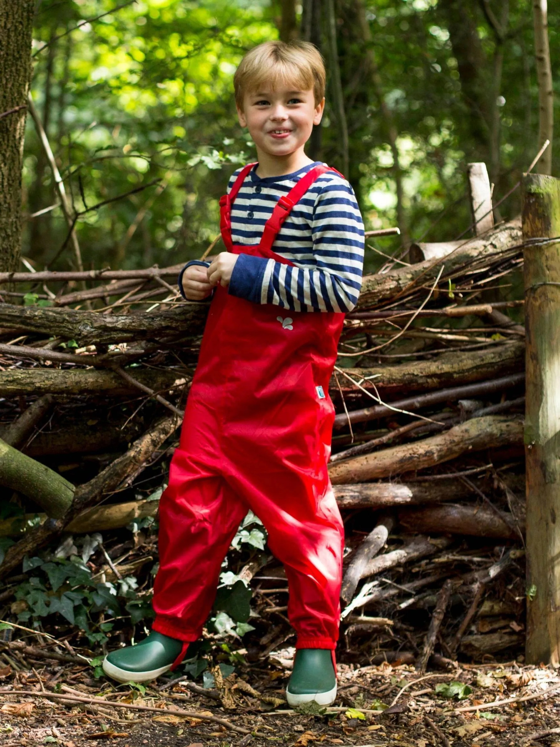 Rood - Muddy Puddles Originals - Waterdichte tuinbroek