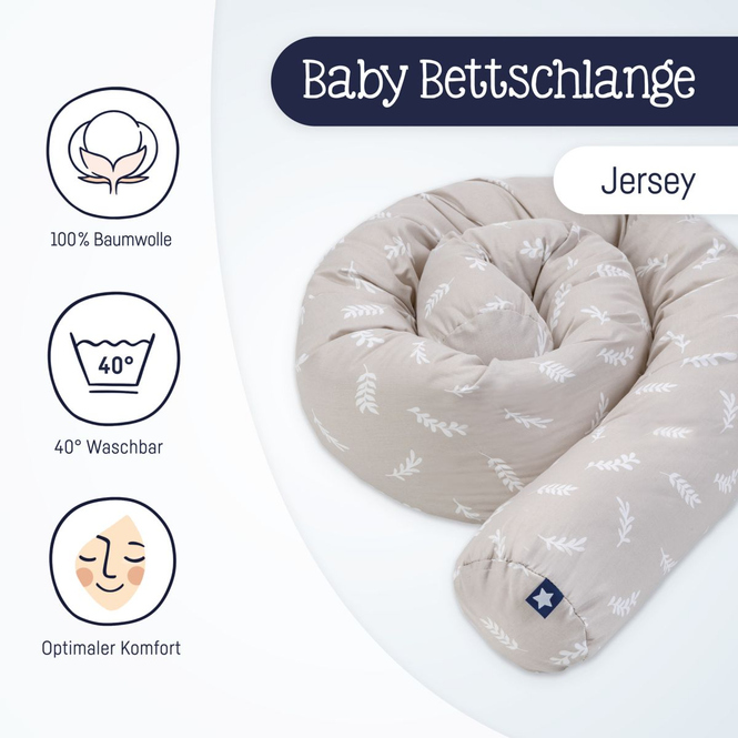 Bettschlange Jersey - Twiggy
