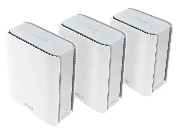 ASUS ZenWiFi BT8 - Wi-Fi-system - (3 routere) - mesh Wi-Fi 7, 2.5GbE, 5GbE, 10GbE Multi-Band