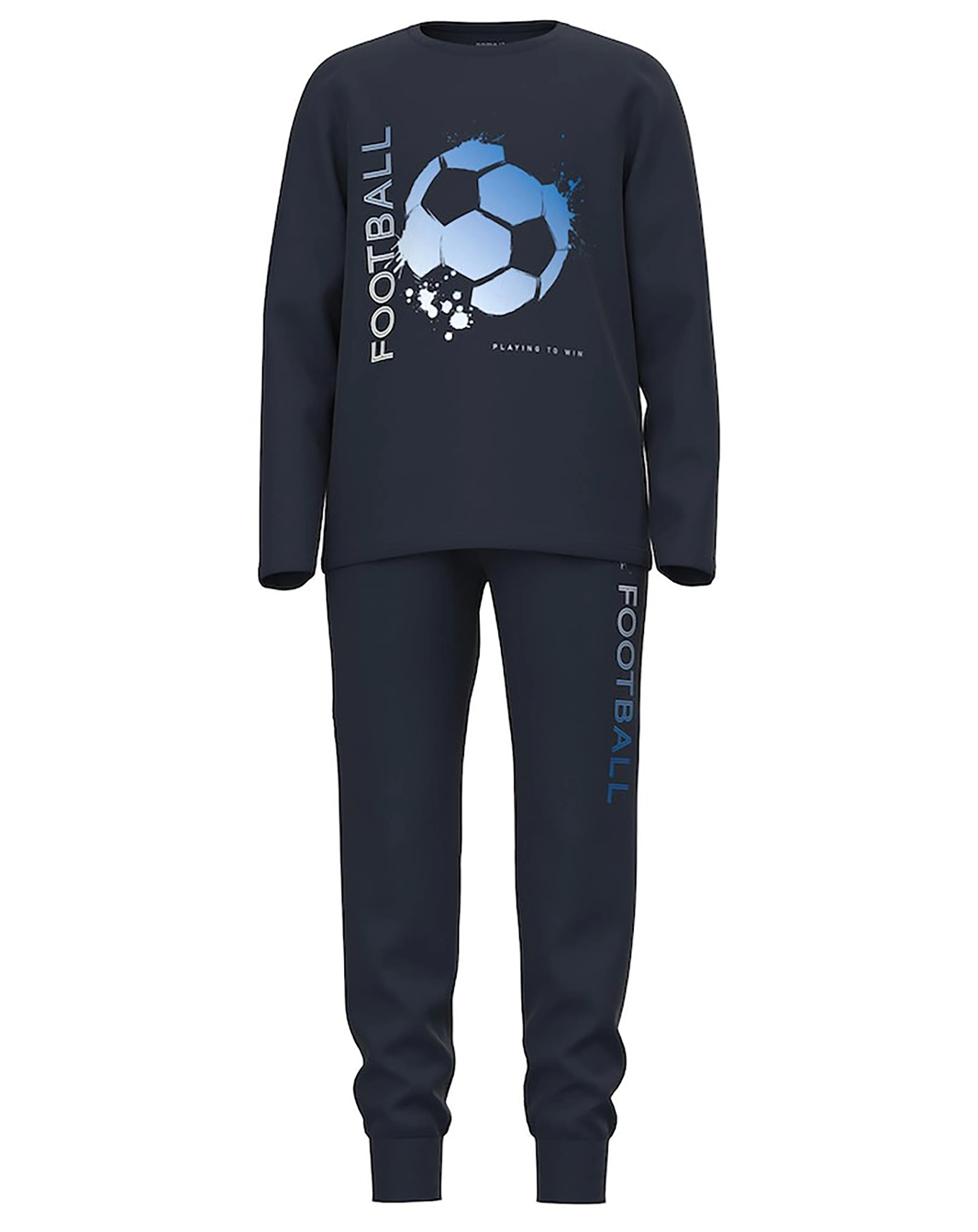 Schlafanzug NKMNIGHTSET - FOOTBALL in dark sapphir