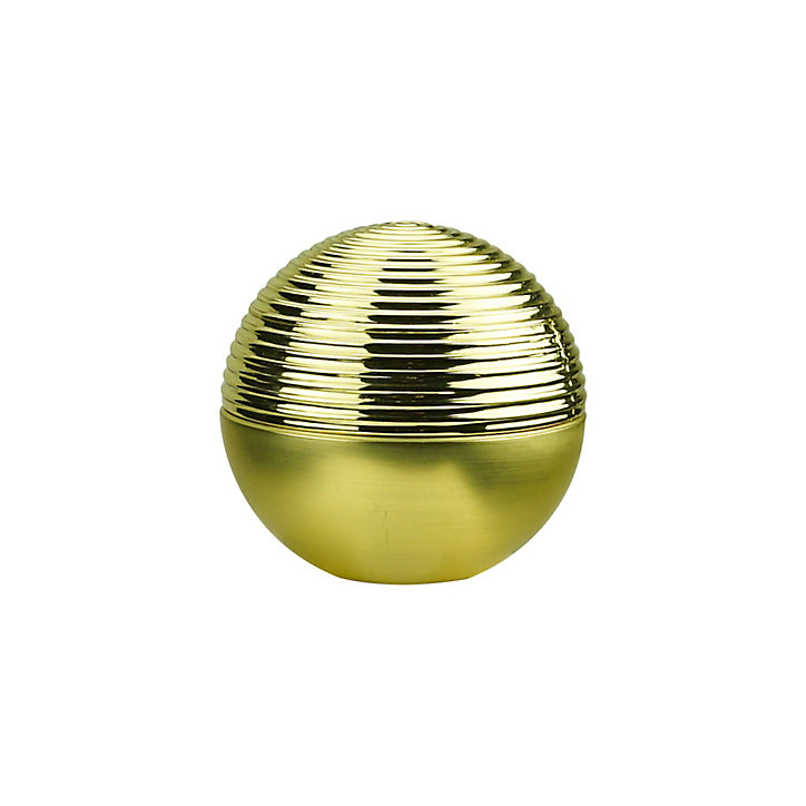 Embout boule pour barre à rideau GoodHome semi-décapée 19 mm Elasa or