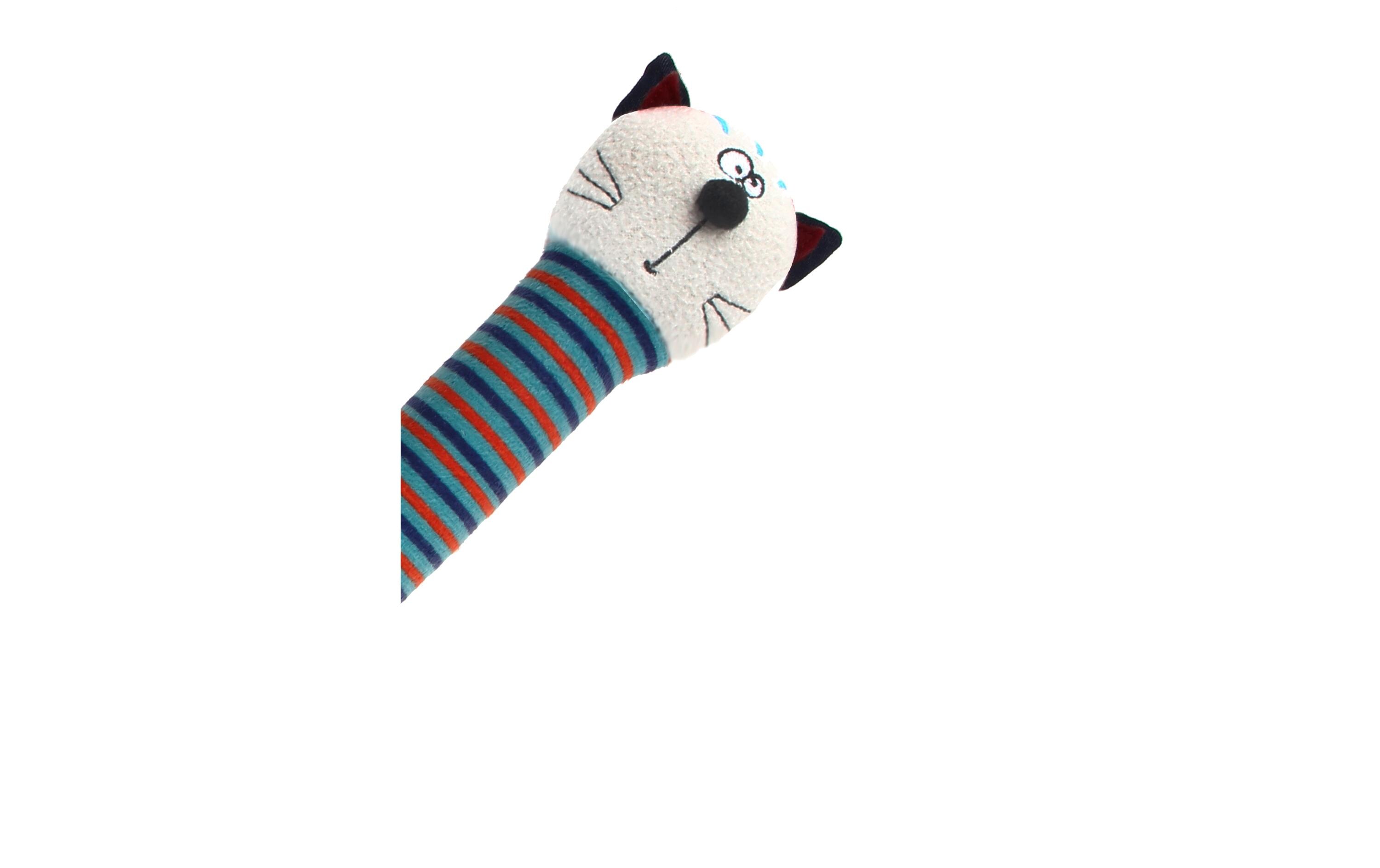 Hunde-Spielzeug Crunchy Neck, Katze M, BlauSpielzeug für Hunde