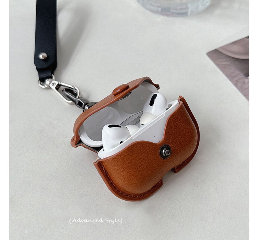 Candy Lemon - Kunstleren AirPods / Pro oortelefoonhoesje