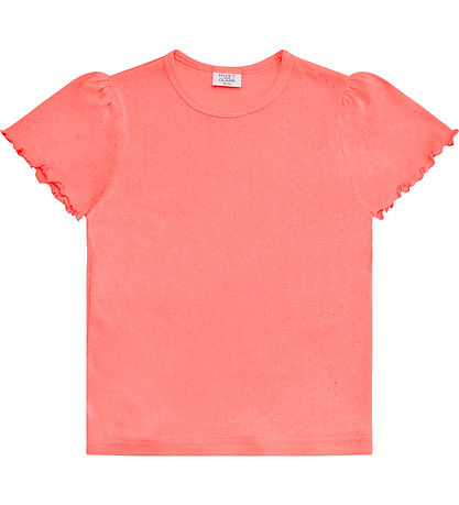 Hust and Claire T-Shirt - Alma - Erröten m. Lochmuster