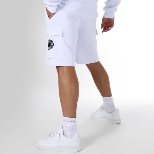 Short Jogging Cargo Premium 1105 Blanc