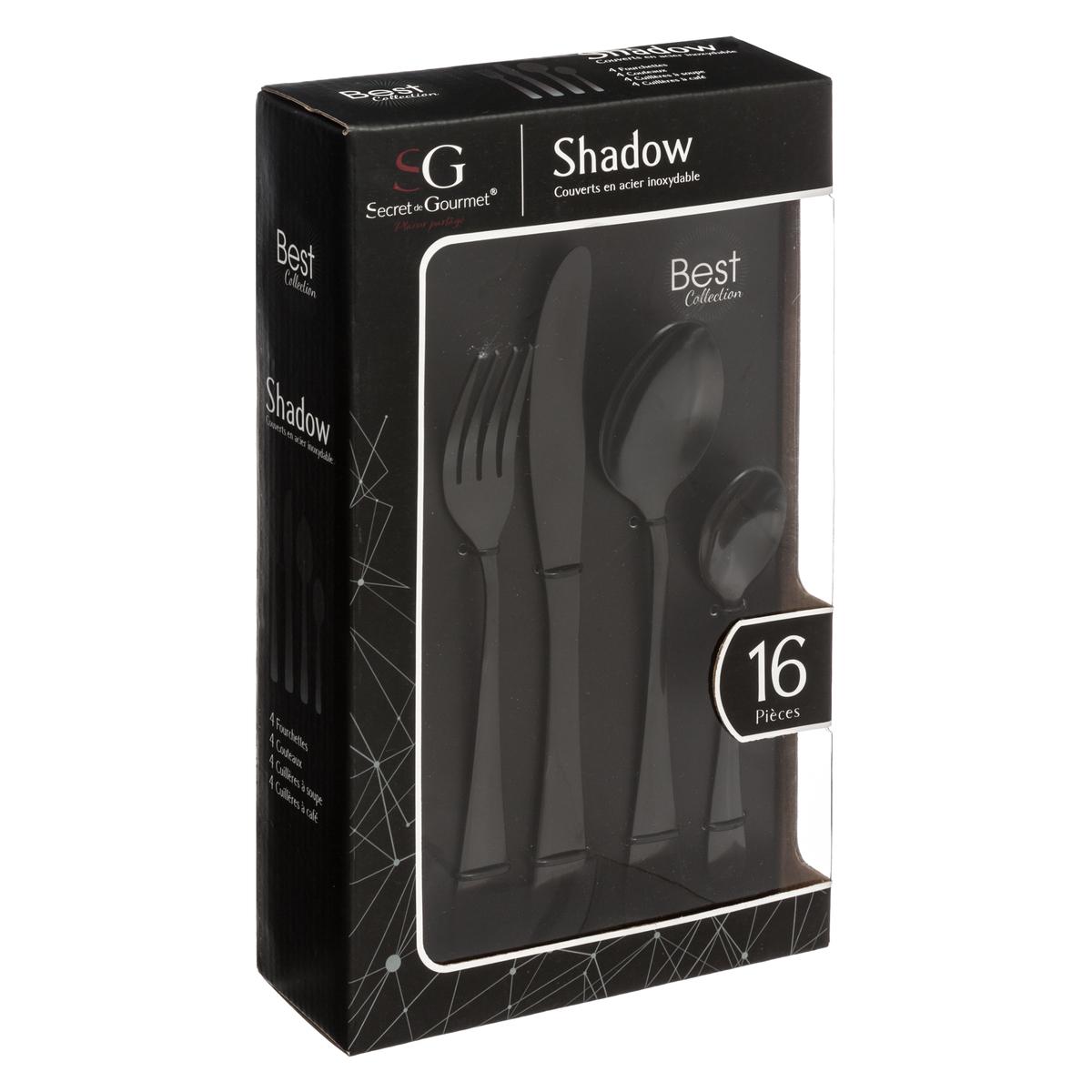 MENAGERE INOX 16 PIECES SHADOW