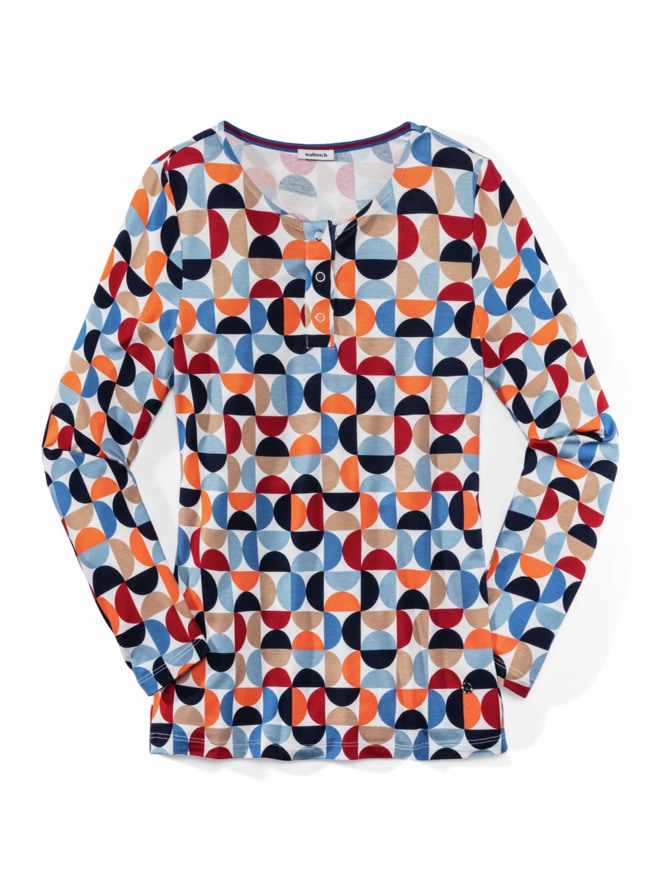Viskoseshirt Abstrakt Dots