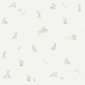 Vliesbehang Little Dutch Baby Bunny (dessin WD110023)