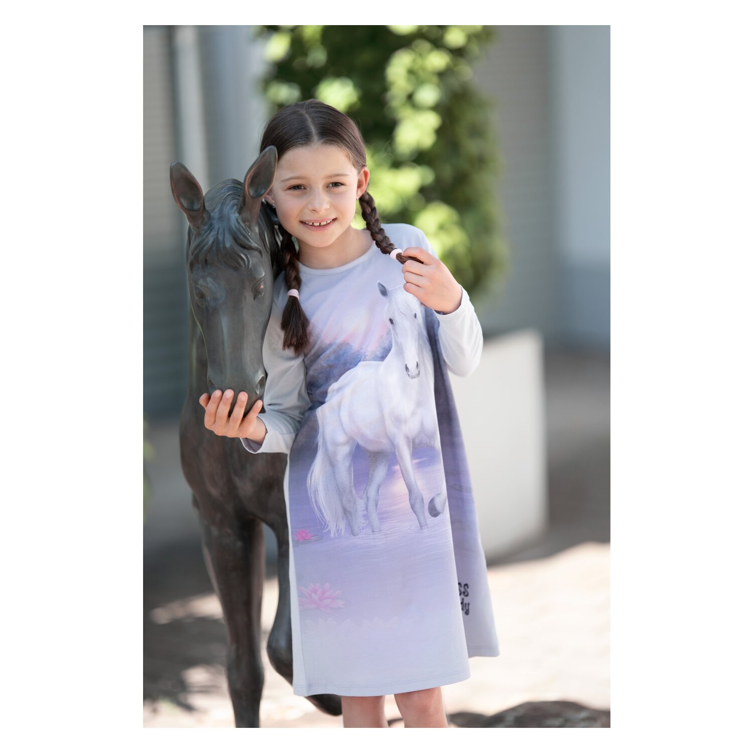 Miss Melody Nachthemd  - purple heather