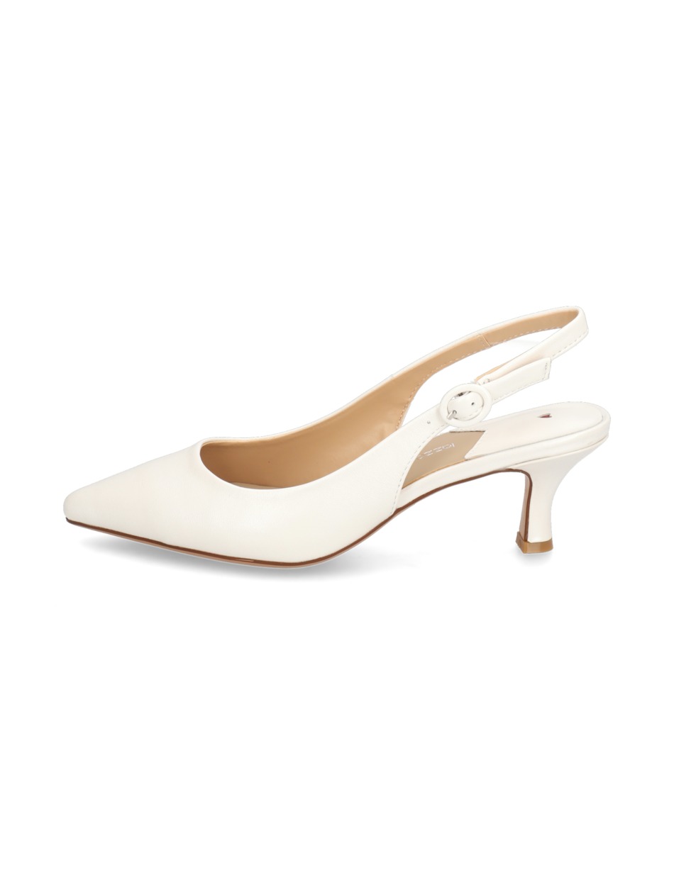 Glattleder Slingpumps
