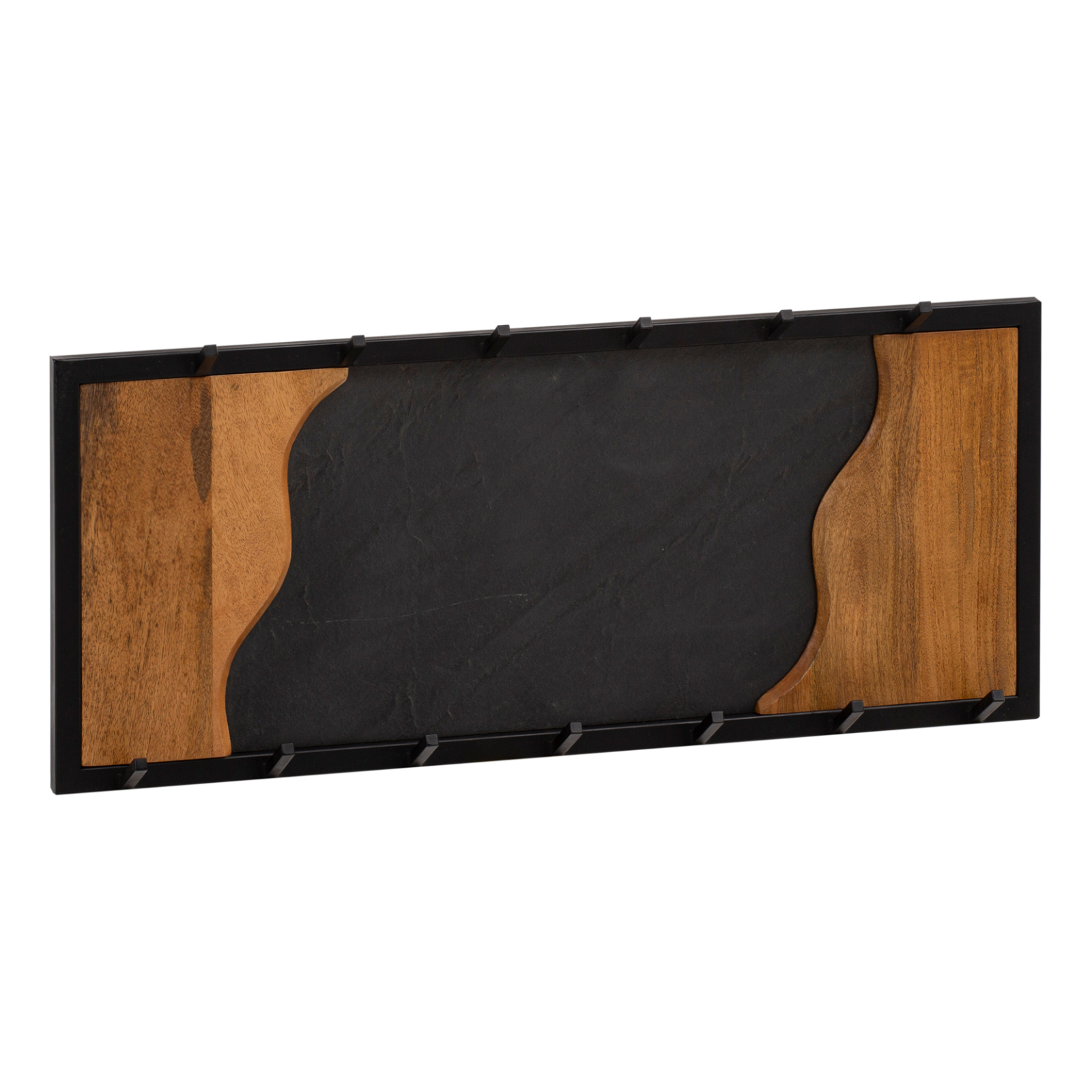 Wandgarderobe - braun - anthrazit - 80 cm