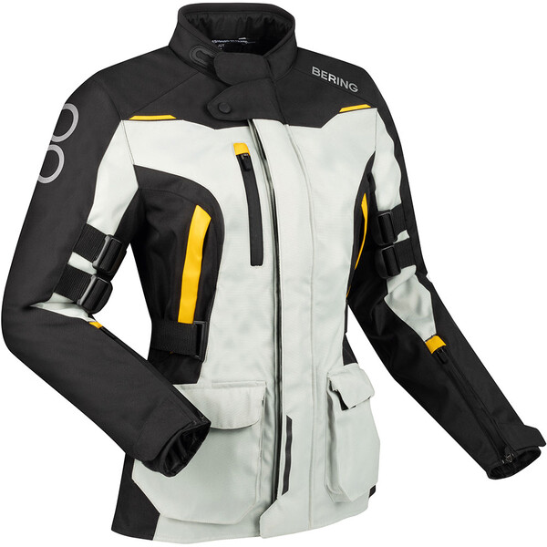 Bering - Veste femme Lady Zephyr Noir / Gris Clair / Jaune
