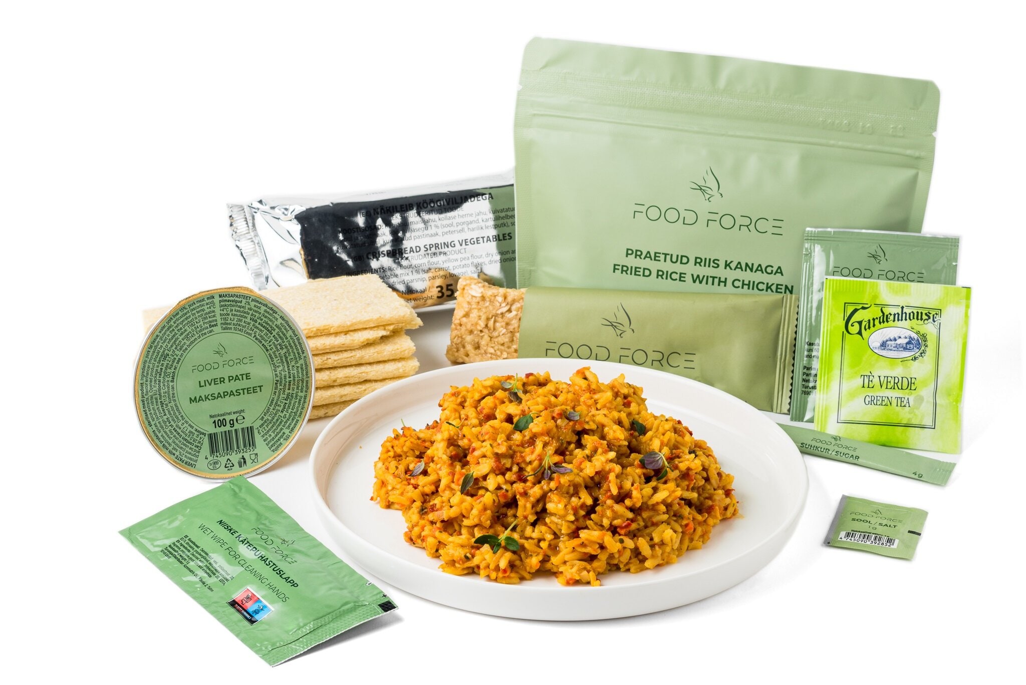 Food Force Fried rice with chicken - Main Meal<br>Rasjonspakke