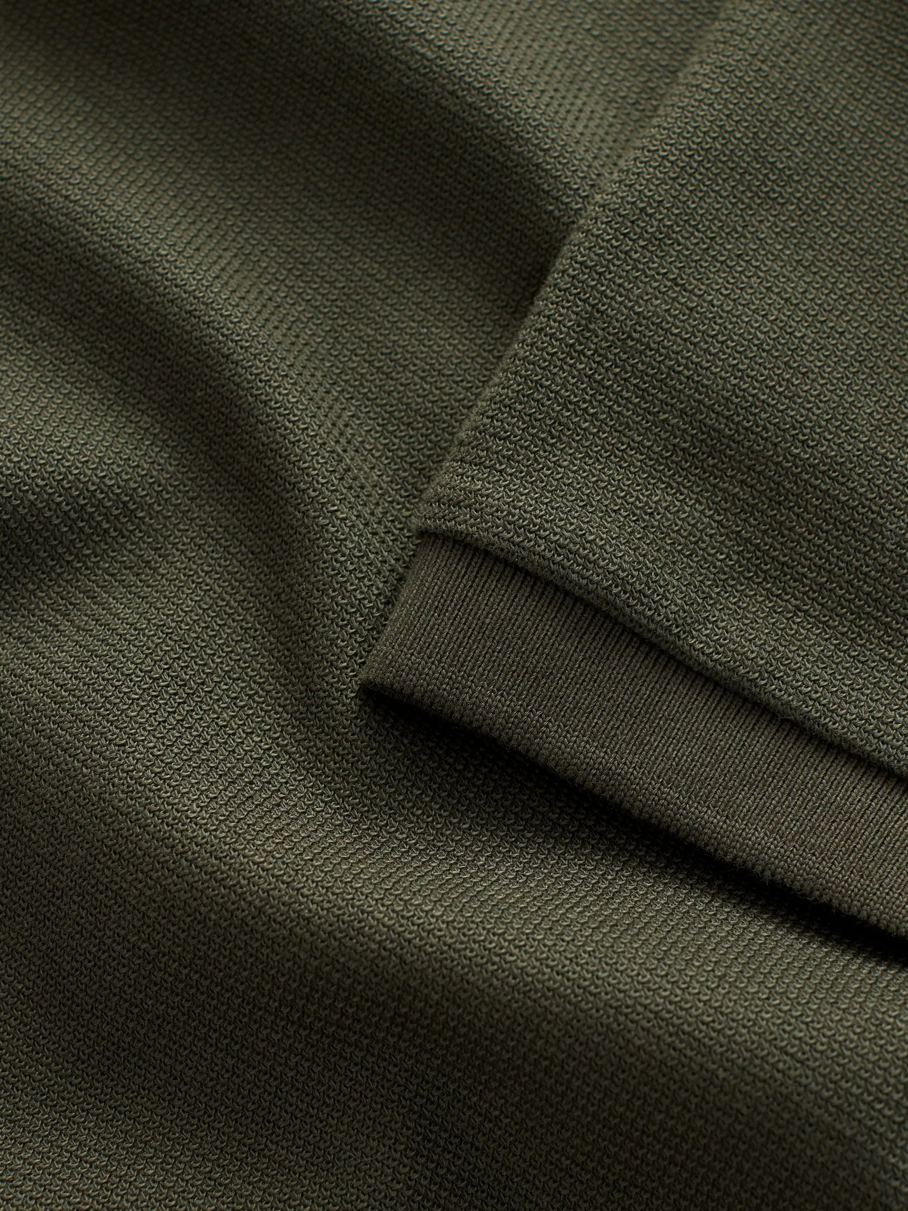 Groen - Nette poloshirt met textuur