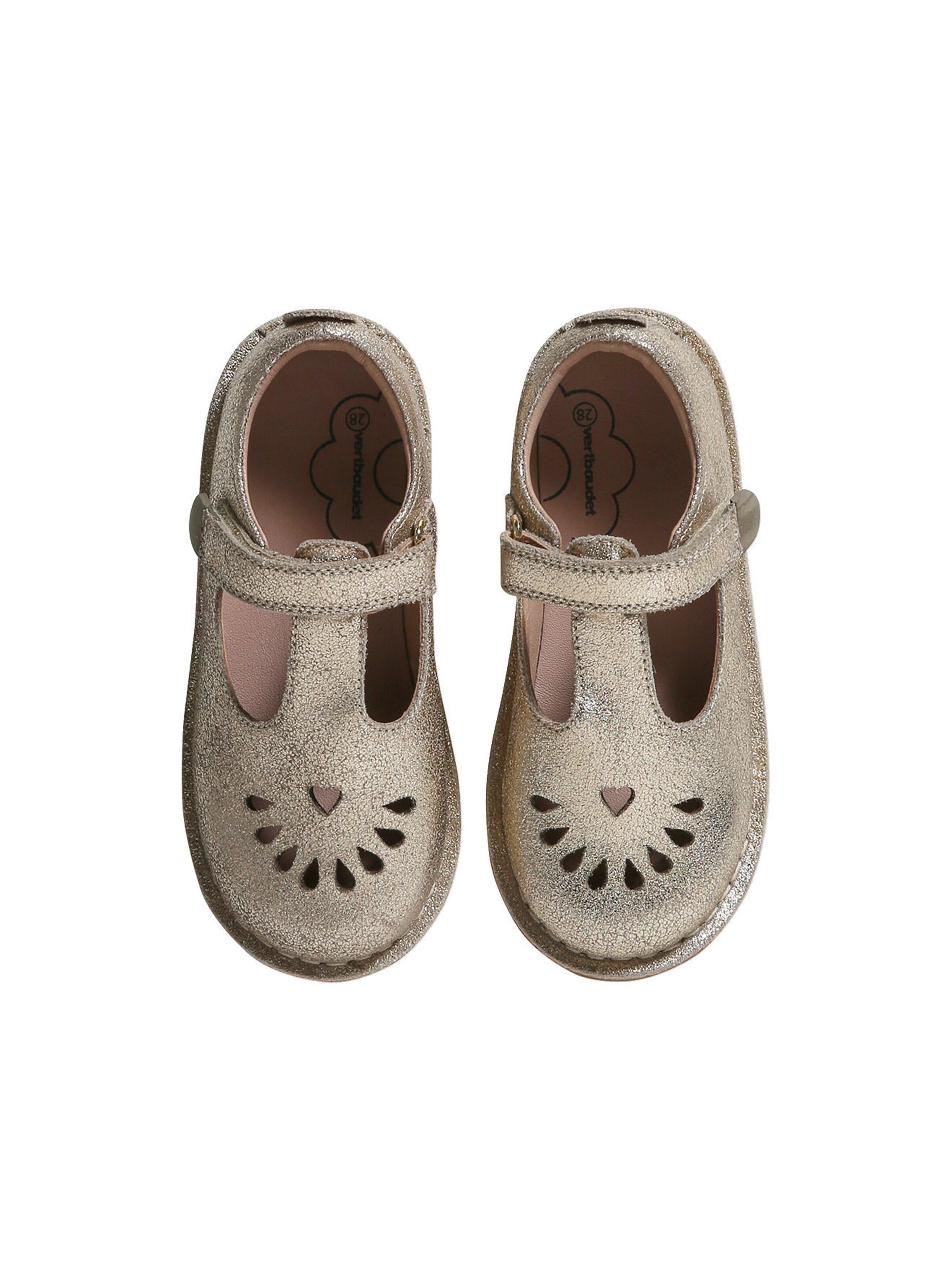 Vertbaudet Mädchen Ballerinas, Anziehtrick gold