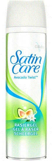 Gillette Satin Care Scheergel Avocado Twist 200ml