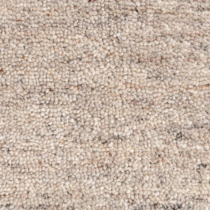 Rond Berber vloerkleed - Aicha Taupe | Comfortabel