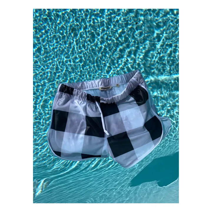 Juillet Juillet Short de Bain Anti-UV Flamands Vichy | Noir