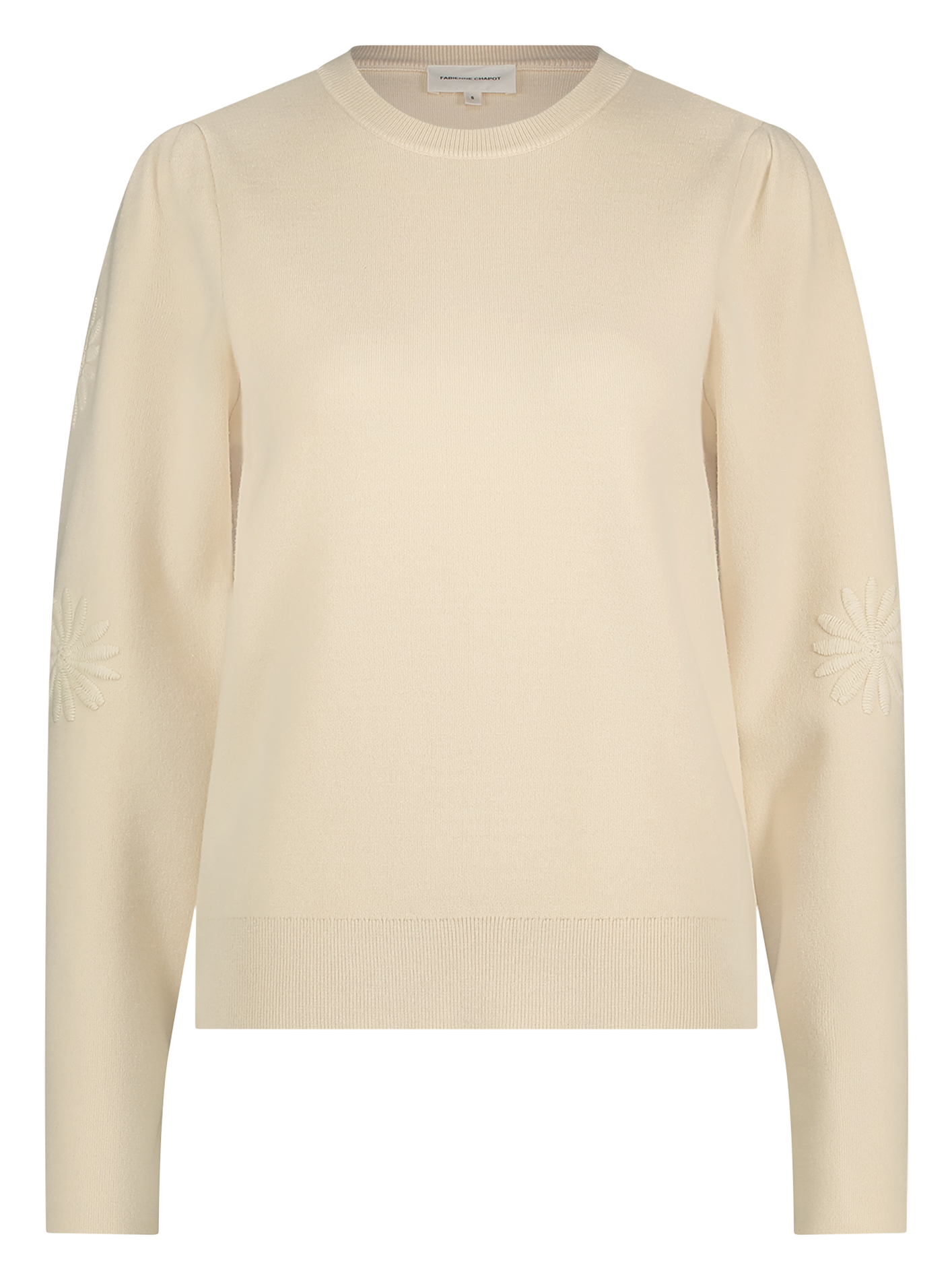 BIBA - Pull col rond| Blanc