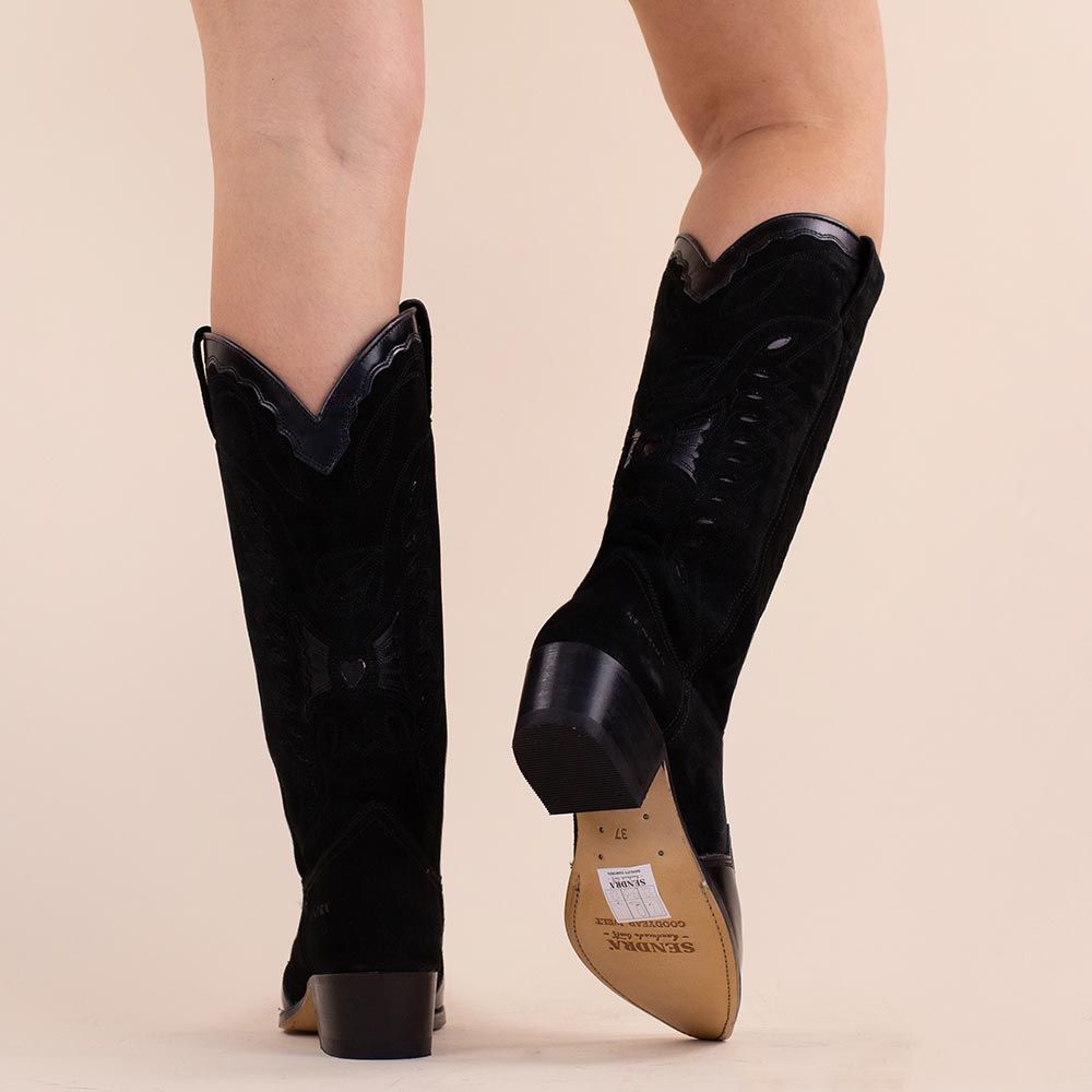 Sendra cowboylaarzen 17806 zwart