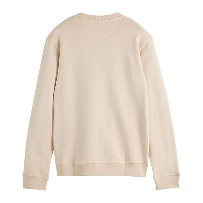 Scotch & Soda Essential Logo Badge Sweater Heren