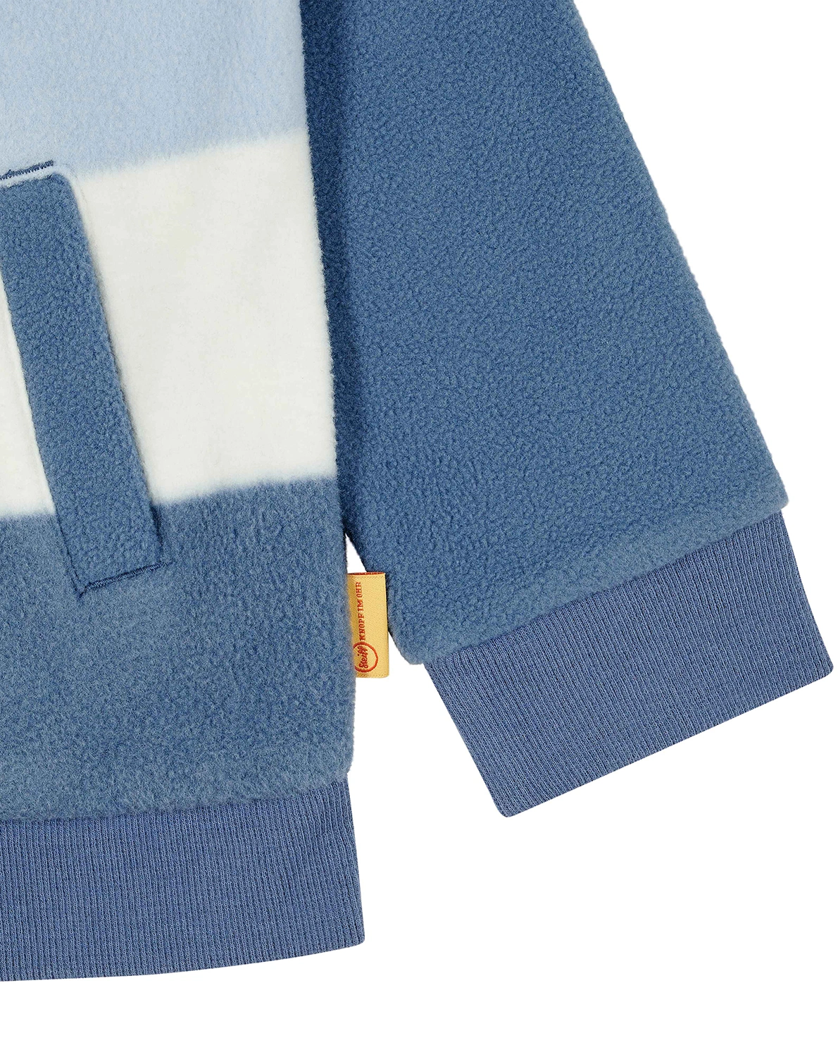 Fleecejacke BLOCKS in bijou blue