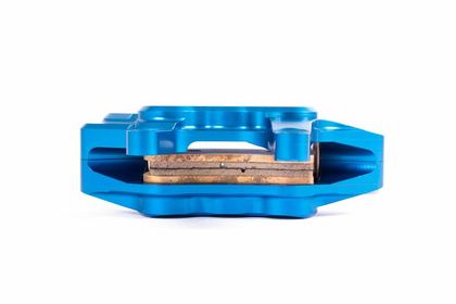 Etriers de frein Beringer axial gauche Aerotec® 6 pistons Ø27mm bleu
