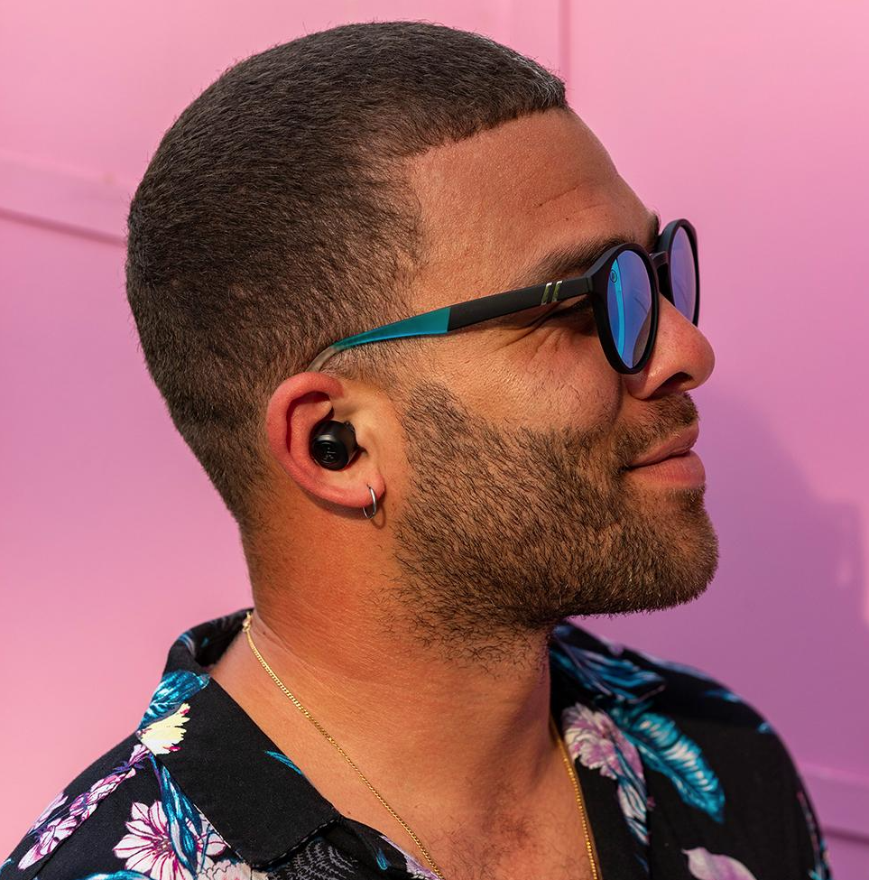 Go Air Pop Bluetooth 5.1 In-Ear Kopfhörer IPX4 Headset 350mAh Ladecase (IEUEBGAIRPOPRBLK124) - Schwarz