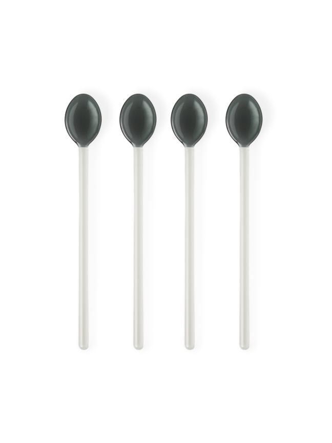 Skeer 4-pak | Glas. 14 cm. | Grey
