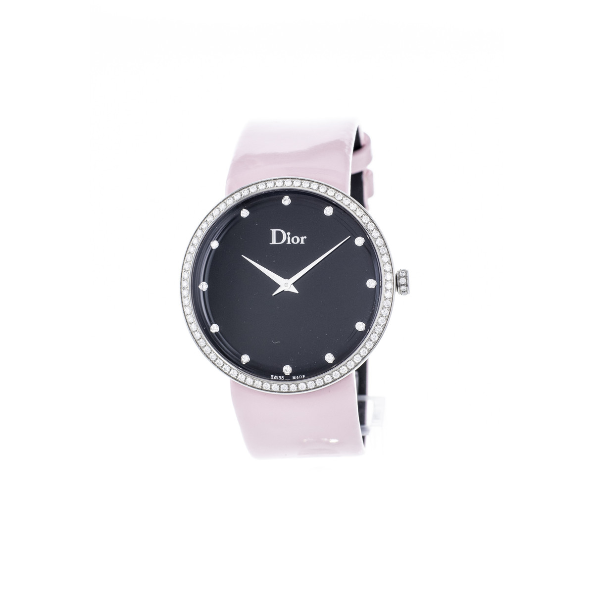 Montre d'occasion Dior D femme acier bracelet rose
