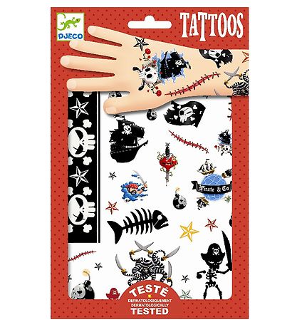 Djeco Tattoos - Piraten