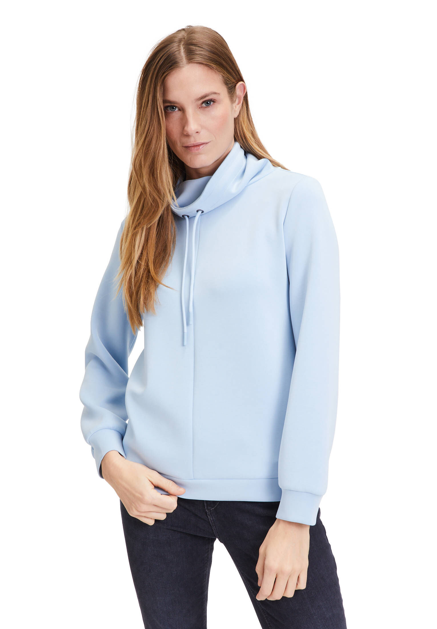 Betty & Co| Damen Sweatpullover mit Kragen