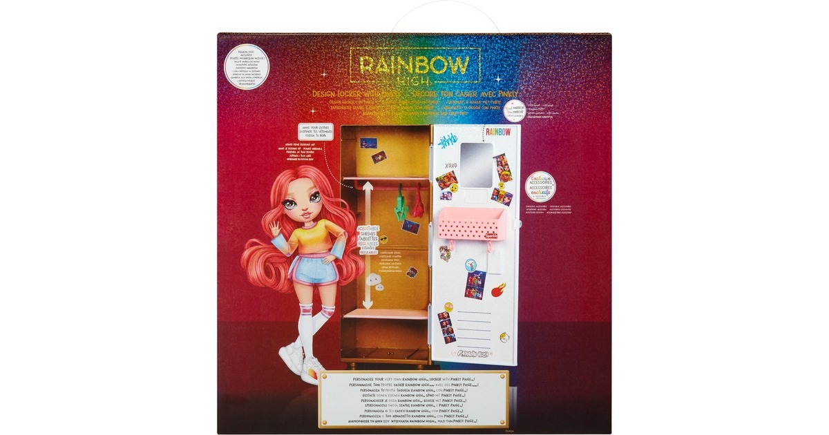 MGA EntertainmentRainbow High - Design locker en Pinkly Paige Pop