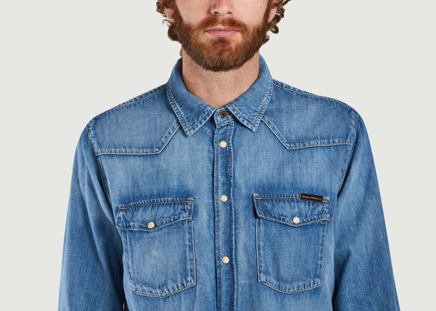 Chemise en Jean George Blue Tribe Nudie Jeans