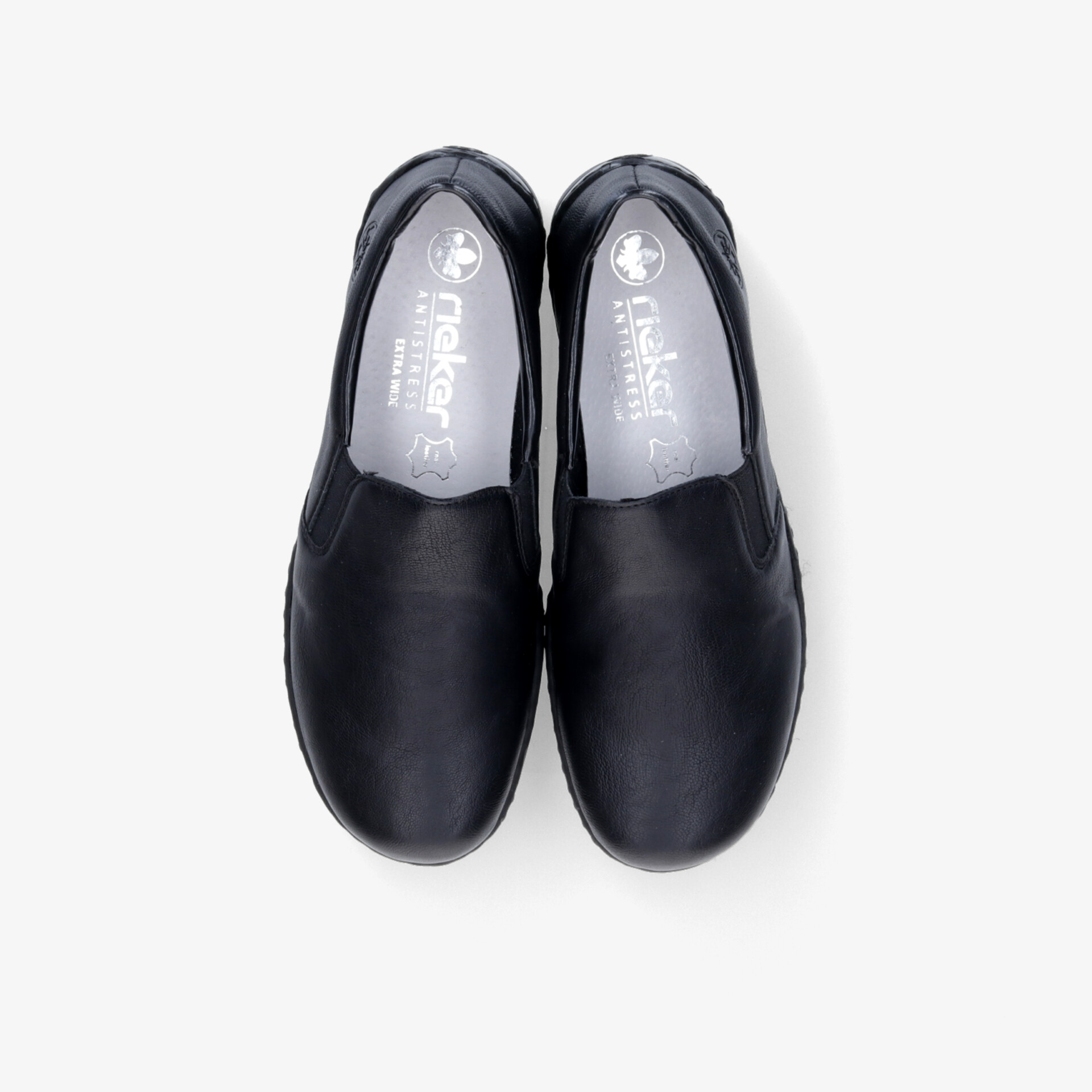 rieker Damen Slipper schwarz