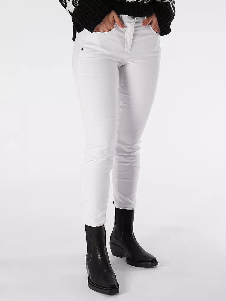 LUISA CERANO Hose Skinny Fit 7/8 weiss